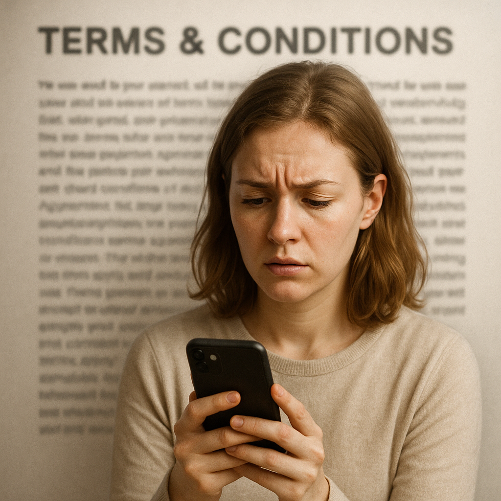 Confused by Terms & Conditions